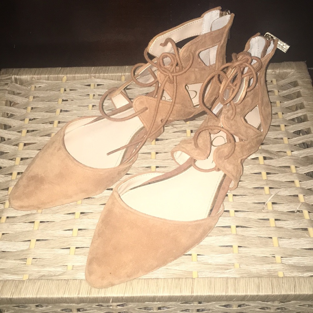 Lace Up Flats
